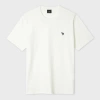 Ps By Paul Smith Ecru Organic Cotton Zebra Logo T-shirt White In White