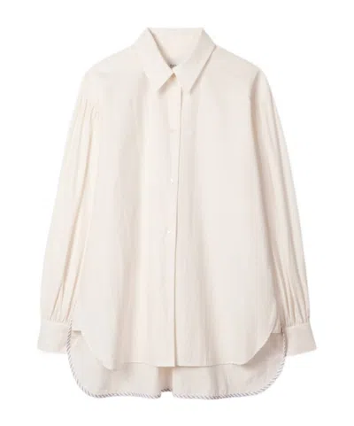 Ps By Paul Smith Ecru Oversized Shirt In White