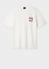Ps By Paul Smith Regular Fit Phoenix Mt Logo T-shirt In White