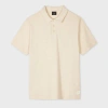 Ps By Paul Smith Ecru Regular-fit Linen-blend Polo Shirt White In White