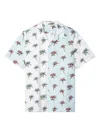 Ps By Paul Smith Edelweiss-print Two-tone Shirt In Multi