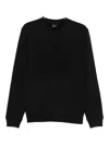 Ps By Paul Smith Embossed Logo Sweatshirt In Black