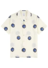 PS BY PAUL SMITH PS PAUL SMITH EMBROIDERED COTTON-BLEND SHIRT