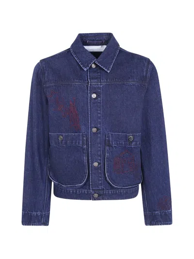 Ps By Paul Smith Ps Paul Smith Mens Work Jacket In Blue
