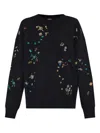 Ps By Paul Smith Ps Paul Smith Embroidered Cotton Sweatshirt In Black