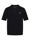 Ps By Paul Smith Embroidered-logo Polo Shirt In Black