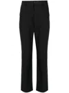 Ps By Paul Smith Schmale Chino Mit Logo-stickerei In Black