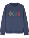 Ps By Paul Smith Ps Paul Smith "bike Wheel" Sweatshirt In Blue