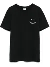 Ps By Paul Smith Embroidered-logo T-shirt In Black