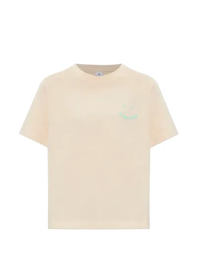 Ps By Paul Smith Embroidered T-shirt In Pink