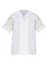 Ps By Paul Smith Ps Paul Smith Lace Insert Short In White