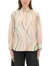 Ps By Paul Smith Ps Paul Smith "faded Swirl" Print Shirt