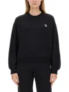 Ps By Paul Smith Ps Paul Smith Sweatshirt With Zebra Patch In Black