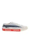 PS BY PAUL SMITH FENNEC CREAM-COLORED SNEAKERS