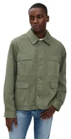 Ps By Paul Smith Field Jacket Greyish Green In Green