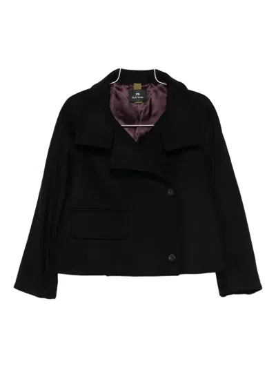 Ps By Paul Smith Flap-pocket Jacket In Black