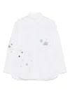 Ps By Paul Smith Ps Paul Smith Embroidered Cotton Shirt In White