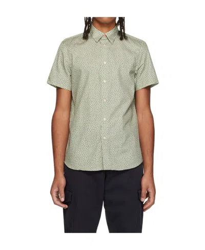 Ps By Paul Smith Green Floral Shirt In 30 Greens