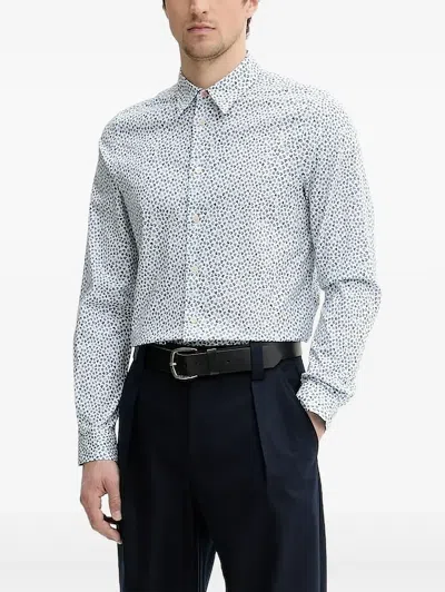 Ps By Paul Smith Floral-print Long-sleeve Shirt In Multi