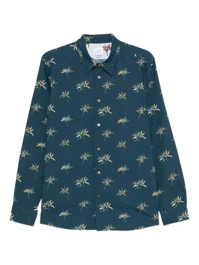 Ps By Paul Smith Floral-print Shirt In Multi
