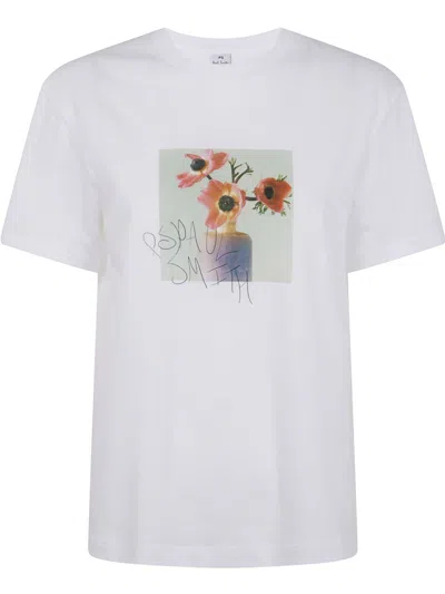 PS BY PAUL SMITH FLORAL-PRINT T-SHIRT