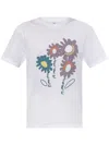 Ps By Paul Smith Ps Paul Smith Floral Cotton T-shirt In White