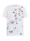 Ps By Paul Smith Ps Paul Smith Heart Printed Crewneck T In White