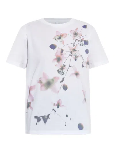 PS BY PAUL SMITH FLORAL-PRINT T-SHIRT