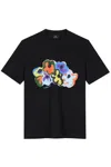 Ps By Paul Smith Ps Paul Smith Printed Cotton T-shirt In Black