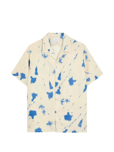 Ps By Paul Smith Ps Paul Smith Casual Fit Camp Shirt In Multi