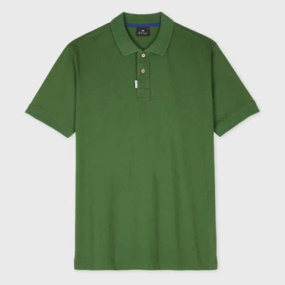 Ps By Paul Smith Forest Green Organic Cotton Polo Shirt