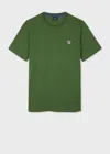 Ps By Paul Smith Forest Green Organic Cotton Zebra Logo T-shirt In Green