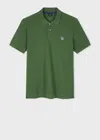 Ps By Paul Smith Forest Green Organic Cotton Zebra Polo Shirt In Green