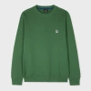 Ps By Paul Smith Forest Green Zebra Logo Organic Cotton Sweatshirt In Green