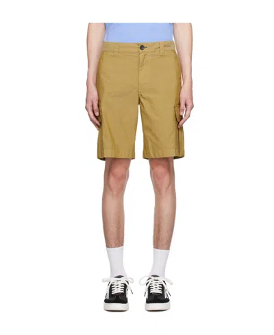 Ps By Paul Smith Four-bag Belt-loop Shorts In Nude