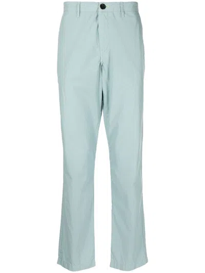 Ps By Paul Smith Four-pocket Cotton Chinos In Blue