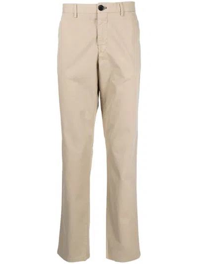 Ps By Paul Smith Four-pocket Cotton Chinos In Grey