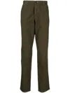 Ps By Paul Smith Four-pocket Organic Cotton Chinos In Green