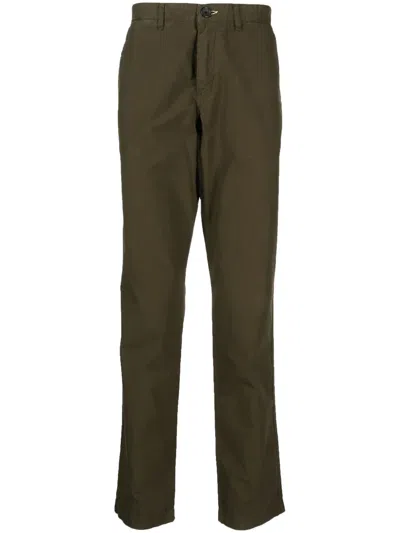 Ps By Paul Smith Four-pocket Organic Cotton Chinos In Green