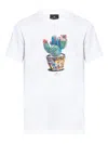 Ps By Paul Smith Ps Paul Smith Cactus Print T-shirt In White