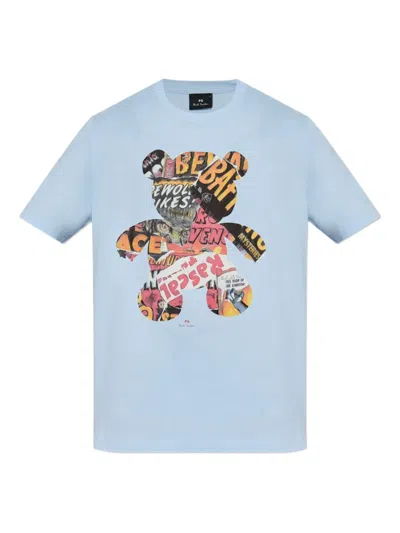 Ps By Paul Smith Graphic Bear-print T-shirt