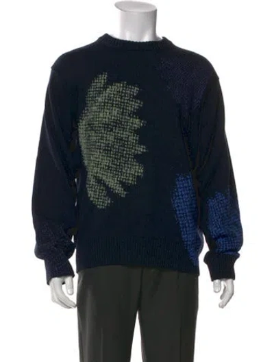 Pre-owned Ps By Paul Smith Graphic Print Crew Neck Pullover In Black