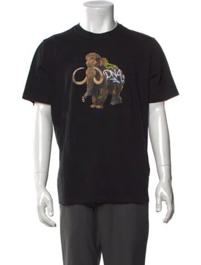 Pre-owned Ps By Paul Smith Graphic Print Crew Neck T-shirt In Black