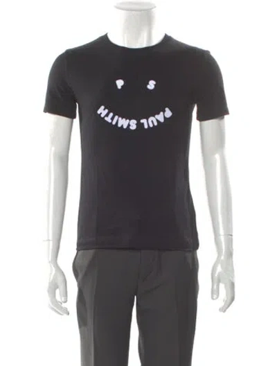 Pre-owned Ps By Paul Smith Graphic Print Crew Neck T-shirt In Gray