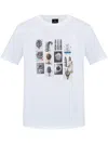 Ps By Paul Smith Graphic-print T-shirt In Weiss