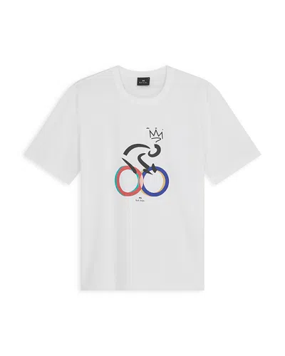 Ps By Paul Smith Graphic Tee In White