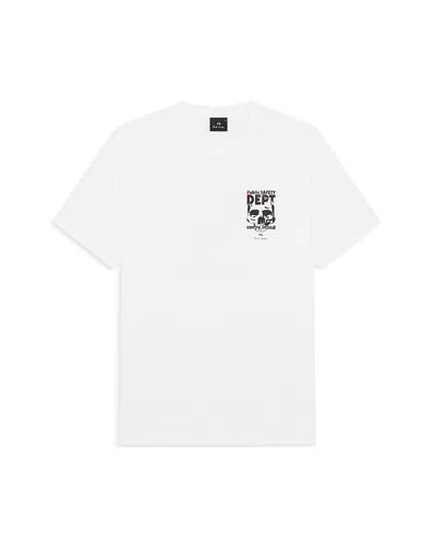 Ps By Paul Smith Graphic Tee In White