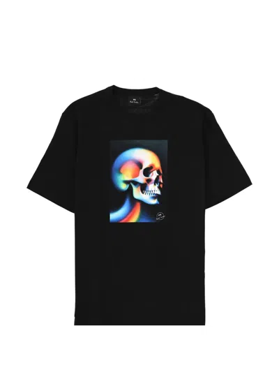 Ps By Paul Smith Graphic Print T-shirt For Men In Animal Print