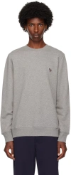 Ps By Paul Smith Gray Zebra Sweatshirt In 72 Greys
