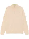 Ps By Paul Smith Pullover Mit Reissverschluss In Nude